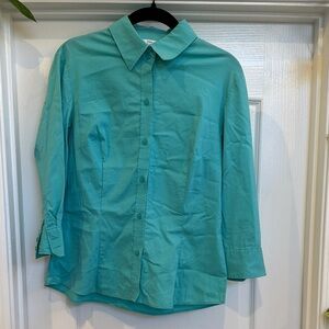 Zara Basic Turquoise Shirt